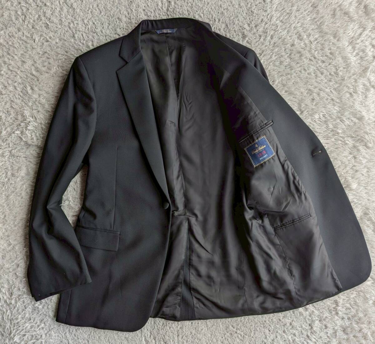 ★米国製★ ブルックスブラザーズ リージェント イタリア 高級生地 トラバルド・トーニャ ウール 1B ジャケット 39R Lサイズ相当_画像3