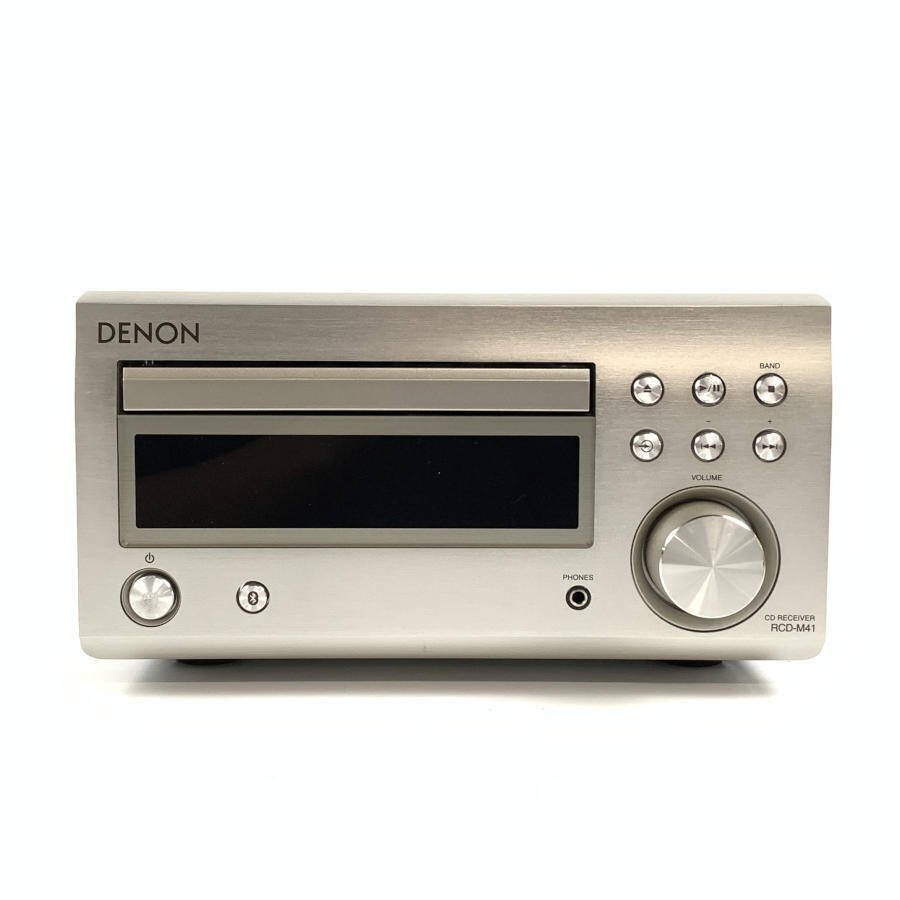 DENON Denon RCD-M41 CD ресивер одиночный товар шнур электропитания / коробка / инструкция по эксплуатации 2 часть / дистанционный пульт / петля антенна / др. имеется * простой инспекция товар 