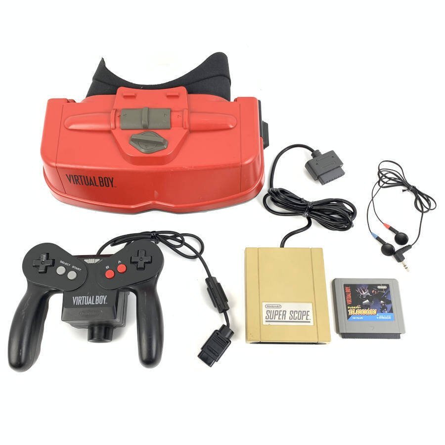 【美品】バーチャルボーイ 本体 コントローラー付き NINTENDO 任天堂 VUE-001 VIRTUAL BOY バーチャルボーイ ゲーム