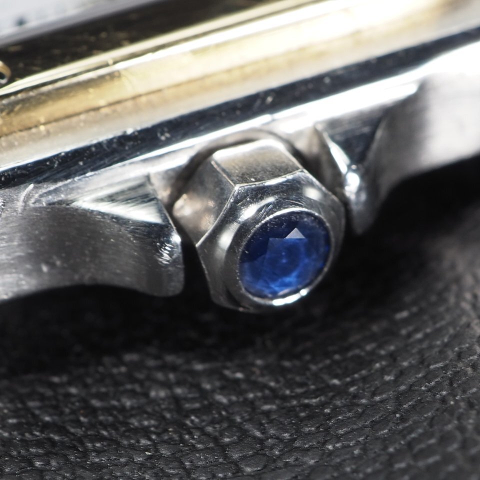 ■1円~/本體のみ■ Cartier カルティエ サントスガルベLM SS YG 自動巻き ローマンインデックス スクエア USED 稼働 腕時計 「26952」