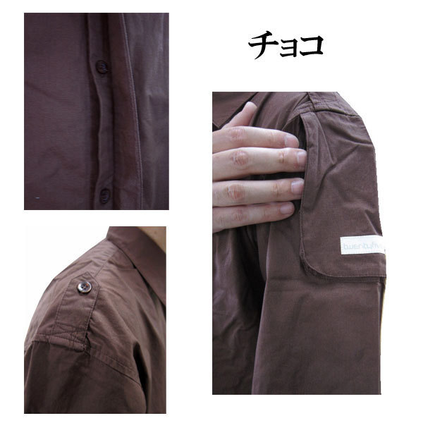 新品 ◆TWENTYFIVE ◆トゥエンティーファイブ ◆メンズ半袖シャツ カジュアルシャツ BD283 ◆チョコレート ◆(M) ◆全國送料無料