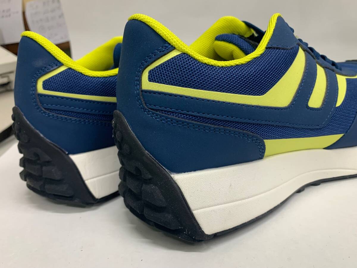 XEBEC　25.5cm　ブルー　85158 ジーベック ワイド設計　耐油性ゴム底 衝撃吸収 耐滑ソール 抗菌　鋼製先芯_画像3