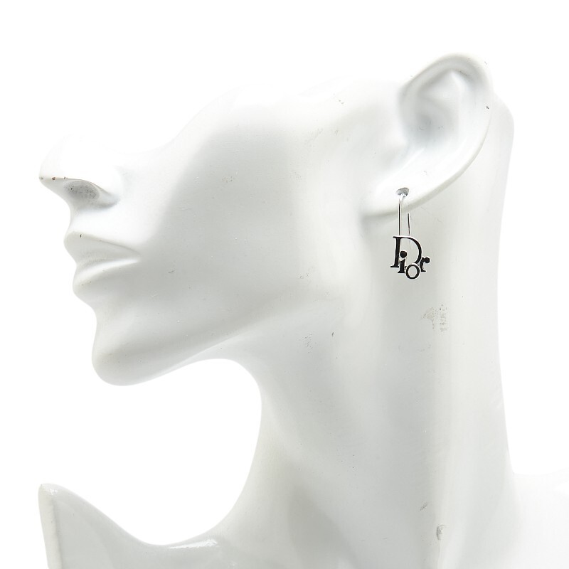  Dior Logo серьги silver metallic ru женский Dior [ б/у ]