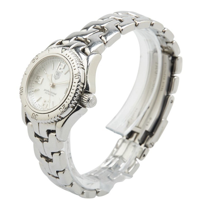 タグホイヤー リンク 腕時計 WT141A クオーツ シルバー文字盤 ステンレススチール レディース TAG HEUER 【中古】_画像2