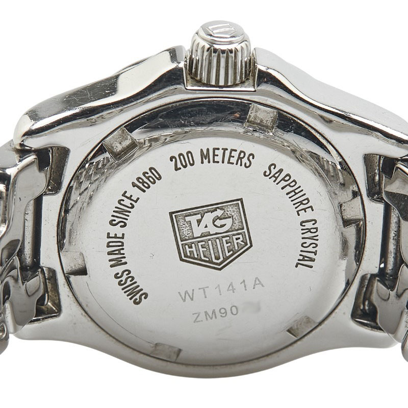 タグホイヤー リンク 腕時計 WT141A クオーツ シルバー文字盤 ステンレススチール レディース TAG HEUER 【中古】_画像4