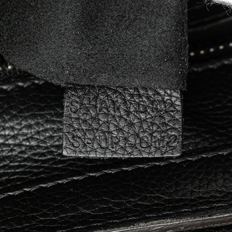 セリーヌ ラゲージ マイクロショッパー ハンドバッグ ブラック レザー レディース CELINE 【中古】
