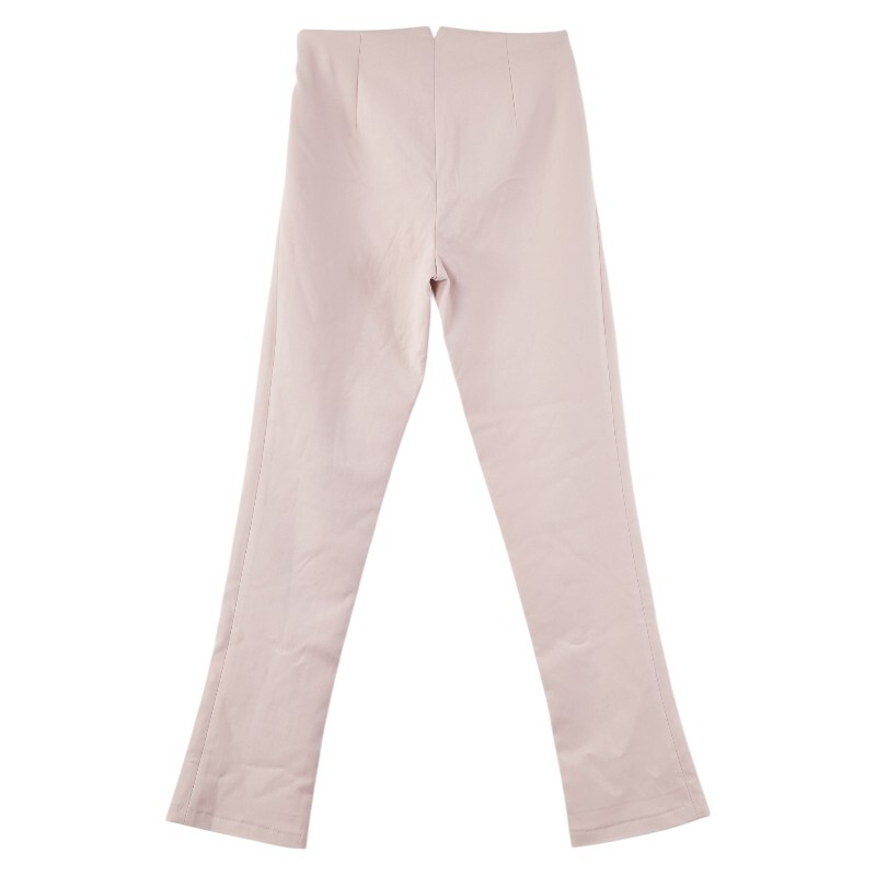 ラルフローレン パープルレーベル パンツ レギンス フレア サイズ：6 ライトピンク ウール ポリアミド レディース RALPH LAUREN 【中古】