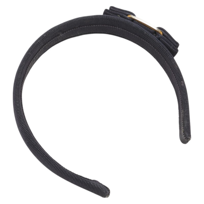  Salvatore Ferragamo vala лента лента-ободок аксессуары для волос темно-синий парусина женский Salvatore Ferragamo [ б/у ]