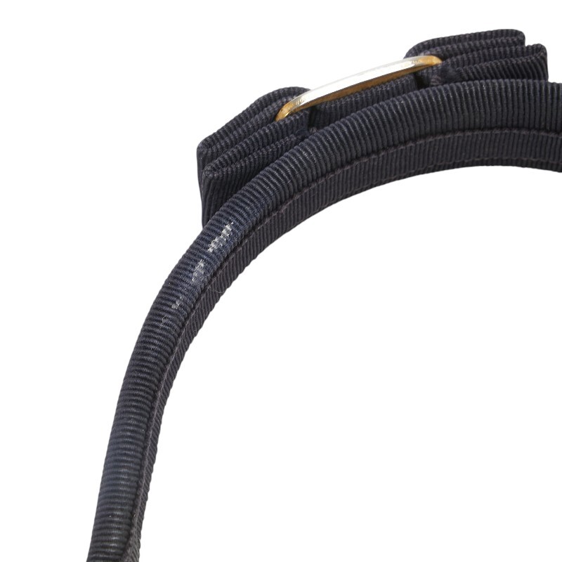  Salvatore Ferragamo vala лента лента-ободок аксессуары для волос темно-синий парусина женский Salvatore Ferragamo [ б/у ]