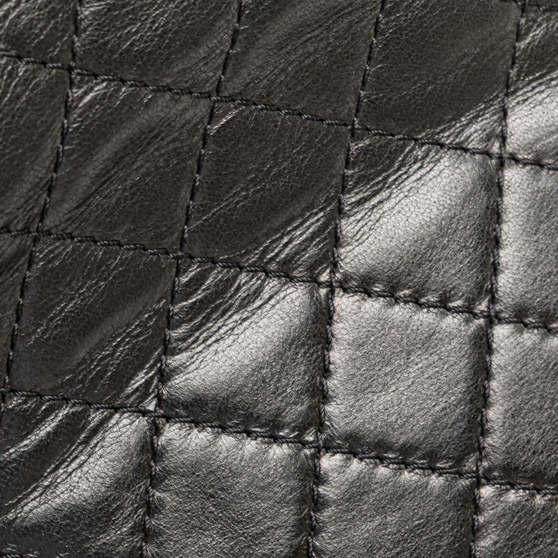 シャネル マトラッセ ココマーク チェーン ショルダーバッグ ブラック ラムスキン レディース CHANEL 【中古】