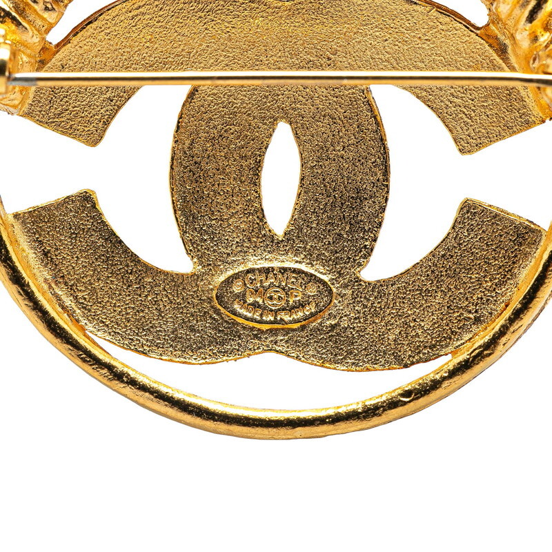 シャネル ヴィンテージ ココマーク ブローチ ゴールド メッキ レディース CHANEL 【中古】