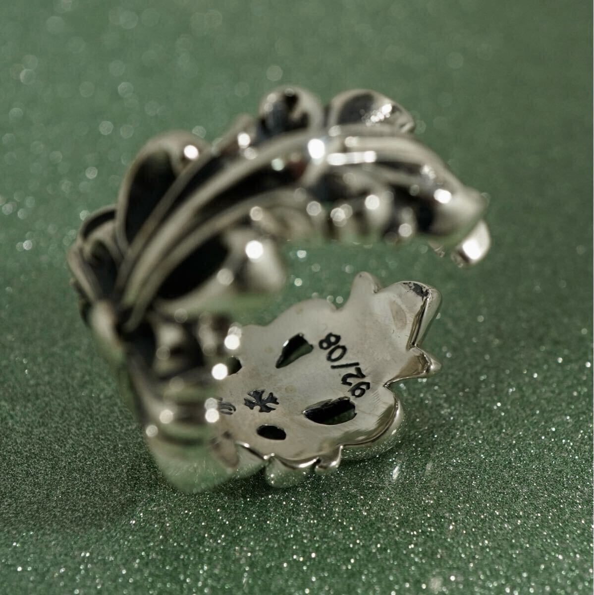 クロムハーツ/ダブル フローラル クロスリング/新品加工/20號/CHROME HEARTS/1円から