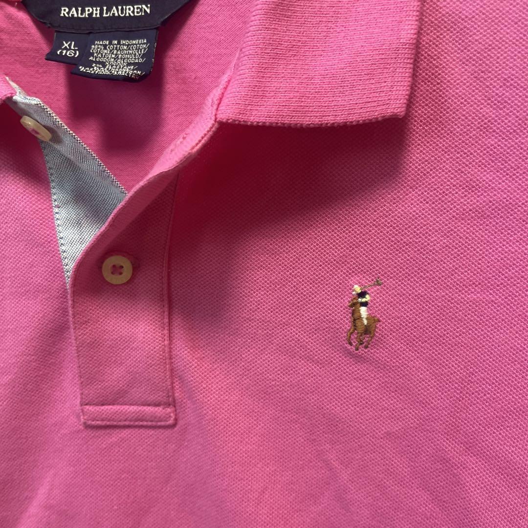 Ralph Lauren ラルフローレン　ピンク ポロシャツ キッズ　子供服