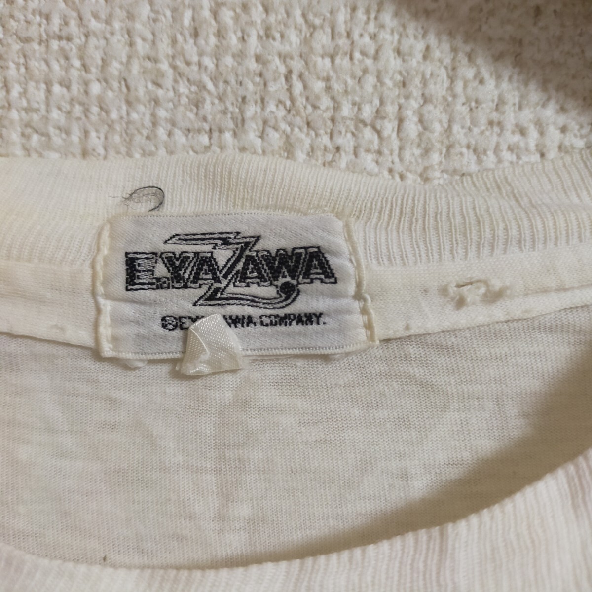 E.YAZAWA COMPANY 矢沢永吉 カンパニー 希少モデル 初期 半袖Tシャツ 限定 M ホワイト(白)