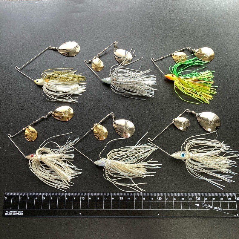 813032 アングラーズチョイス スピナーベイト 各種 ６個 Angler's Choice オールド品 上州屋 キャンベル KENcraft スピナーベイトセット
