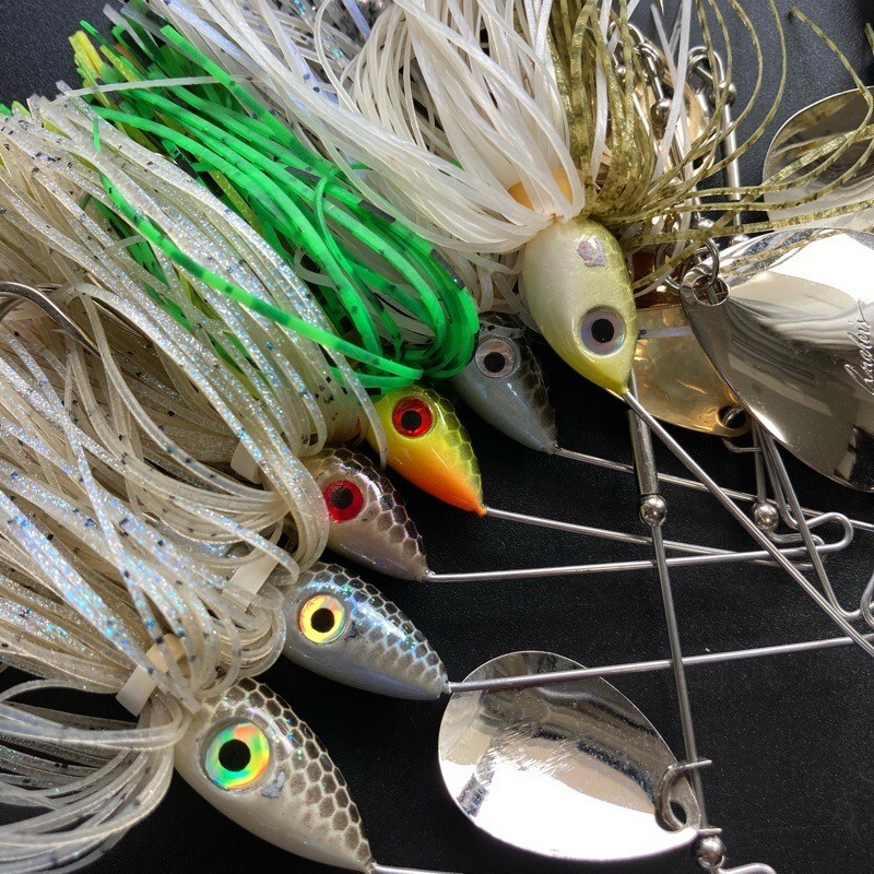 813032 アングラーズチョイス スピナーベイト 各種 ６個 Angler's Choice オールド品 上州屋 キャンベル KENcraft スピナーベイトセット