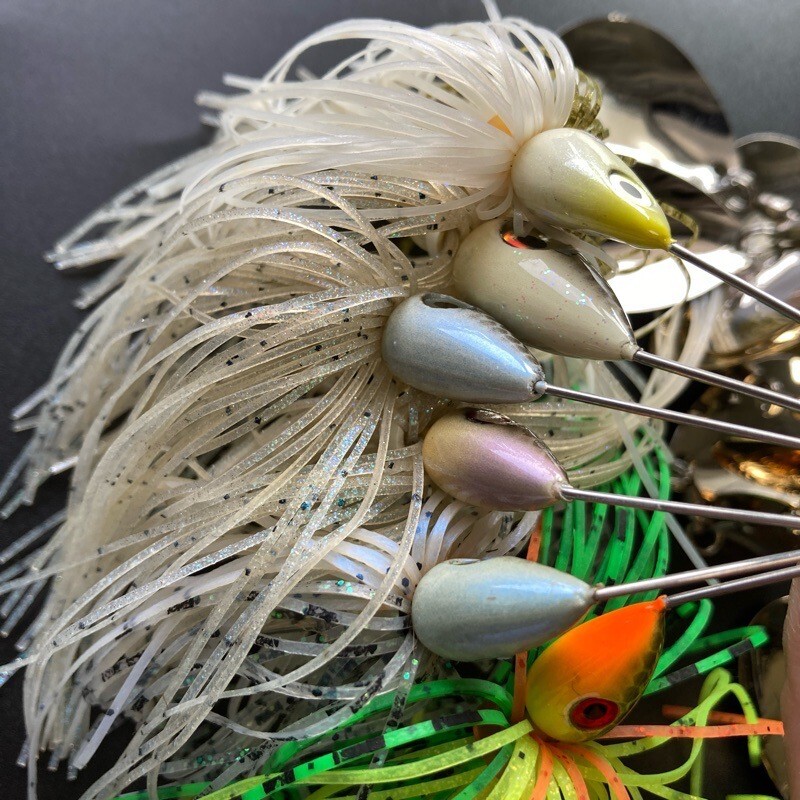 813032 アングラーズチョイス スピナーベイト 各種 ６個 Angler's Choice オールド品 上州屋 キャンベル KENcraft スピナーベイトセット