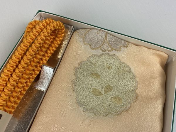 ▼三作▼送料無料 正絹 高級 帯揚げ・帯締めセット 日本製 C1596_画像4