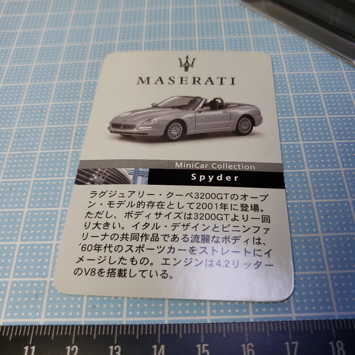 京商 1/64 マセラティミニカーコレクション マセラティ スパイダー