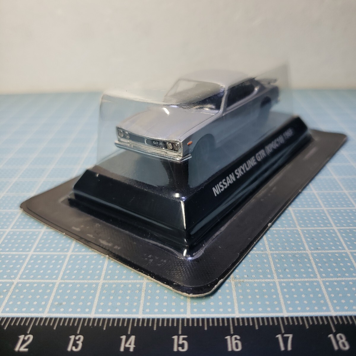 コナミ 1/64 絶版名車ミニカーコレクション 日産 スカイライン GT-R (KPGC10) 1969 シルバー