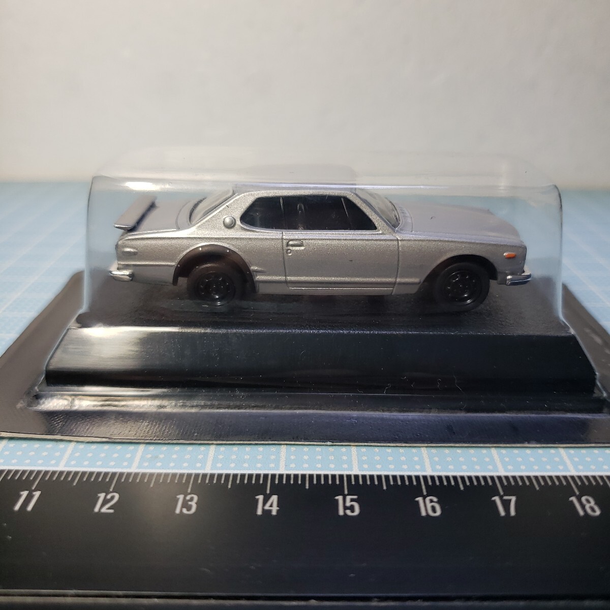 コナミ 1/64 絶版名車ミニカーコレクション 日産 スカイライン GT-R (KPGC10) 1969 シルバー