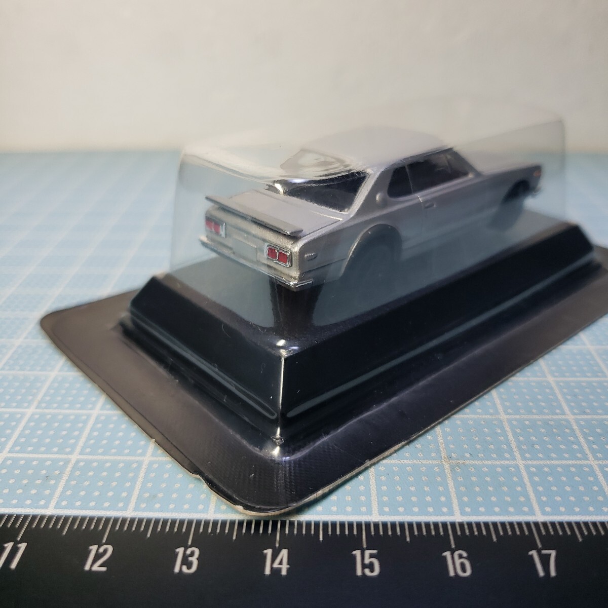 コナミ 1/64 絶版名車ミニカーコレクション 日産 スカイライン GT-R (KPGC10) 1969 シルバー
