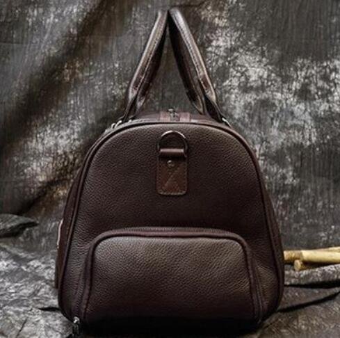  сумка "Boston bag" натуральная кожа мужской большая вместимость обувь inserting имеется низ шпилька имеется кожа машина внутри принесенный дорожная сумка независимый телячья кожа путешествие сумка Golf сумка командировка 