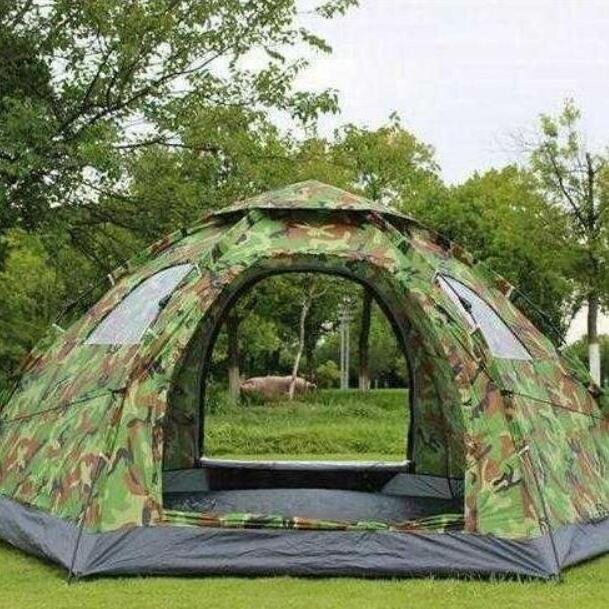 キャンプワンタッチテントUVカットアウトドア用品5～8人用入口2窓4