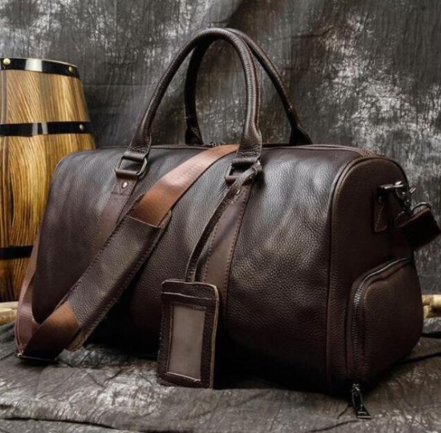  сумка "Boston bag" натуральная кожа мужской большая вместимость обувь inserting имеется низ шпилька имеется кожа машина внутри принесенный дорожная сумка независимый телячья кожа путешествие сумка Golf сумка командировка 
