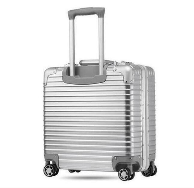  чемодан * дорожная сумка * серебряный * aluminium Magne sium сплав *TSA блокировка установка бизнес путешествие сумка легкий водонепроницаемый 