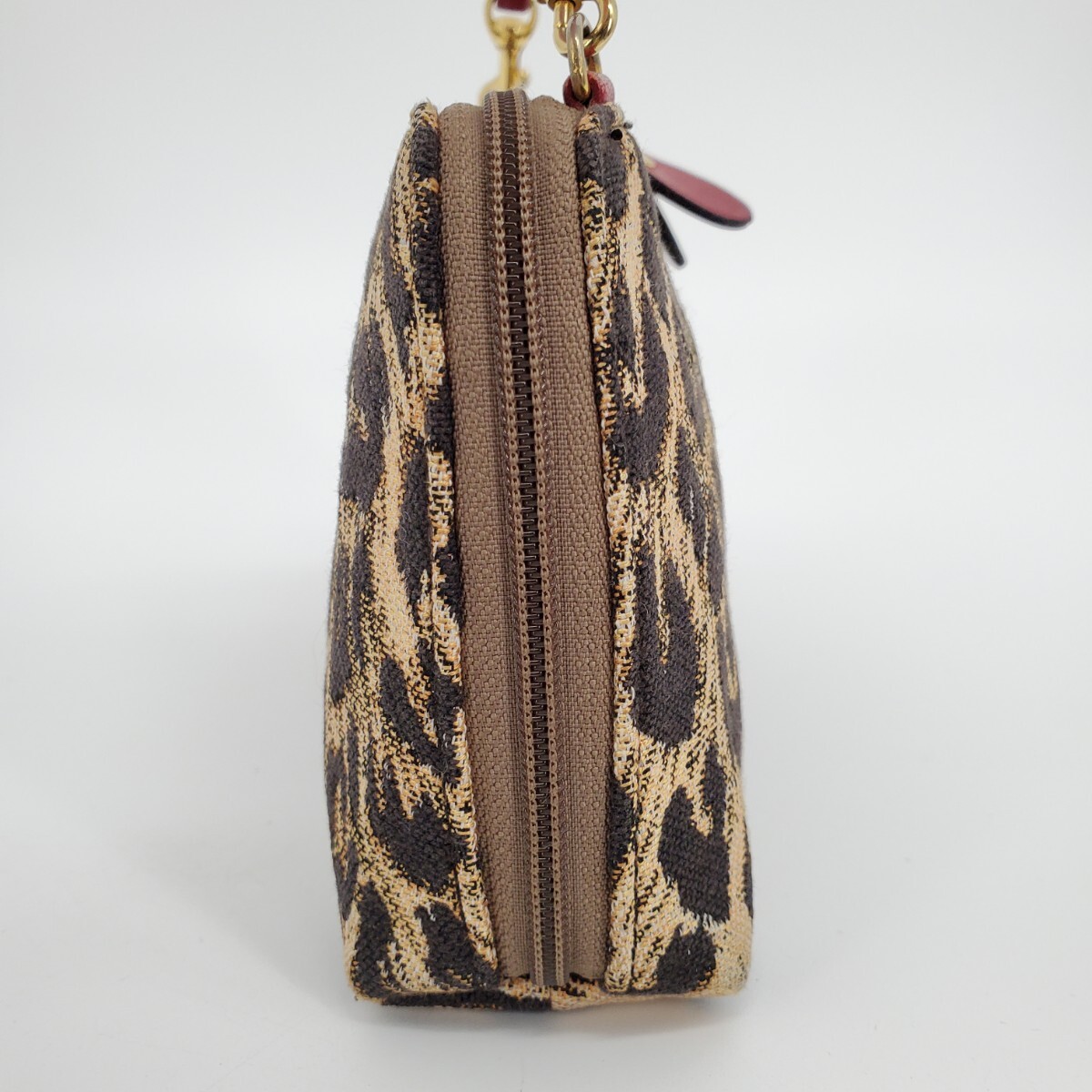 ＊a 【ゴブラン織】 ボルサソベラナ Bolsa Sovelana レオパード柄 ハンドバッグ ポーチ 手提げ カバン