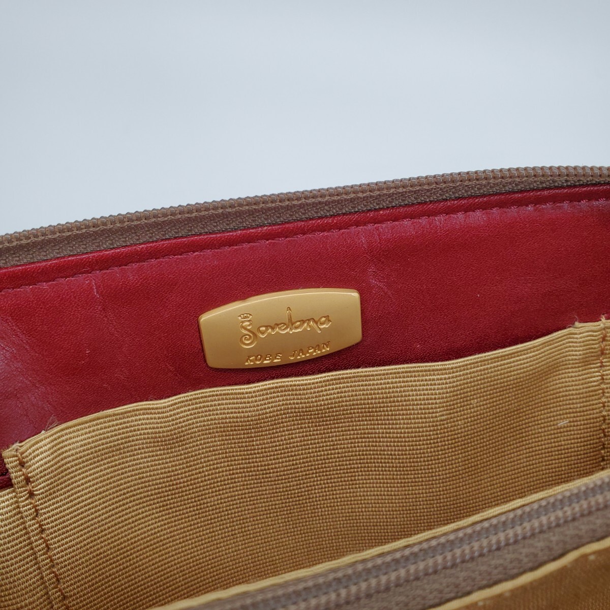 ＊a 【ゴブラン織】 ボルサソベラナ Bolsa Sovelana レオパード柄 ハンドバッグ ポーチ 手提げ カバン