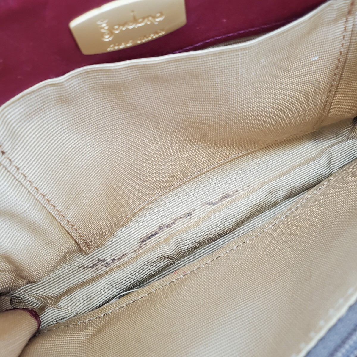 ＊a 【ゴブラン織】 ボルサソベラナ Bolsa Sovelana レオパード柄 ハンドバッグ ポーチ 手提げ カバン