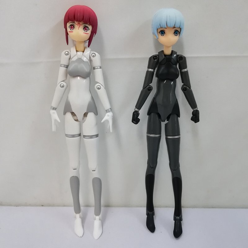 mV277b [人気] コナミ 武裝神姫 MMS 忍者型 ミズキ フブキ / 初回注文限定特典パーツ 忍襟布 陽炎 付 | フィギュア K