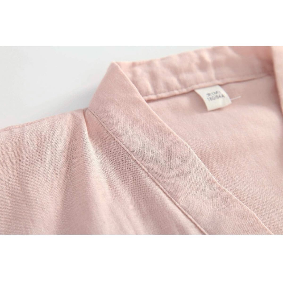 甚平 XL パジャマ レディース 上下セット 袖7分丈 女性 綿100% ガーゼ ゆったり ルームウェア 部屋着通気春夏快適入院入所介護大きいサイズ