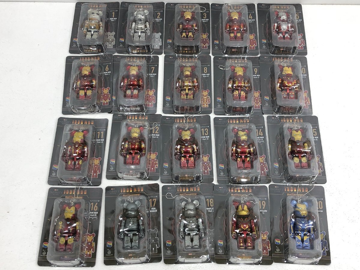 0[1] текущее состояние товар MARVEL Infinity SAGA[IRON MAN]Happy жребий Bearbrick 20 вид все вида комплект суммировать включение в покупку не возможно 1 иен старт 