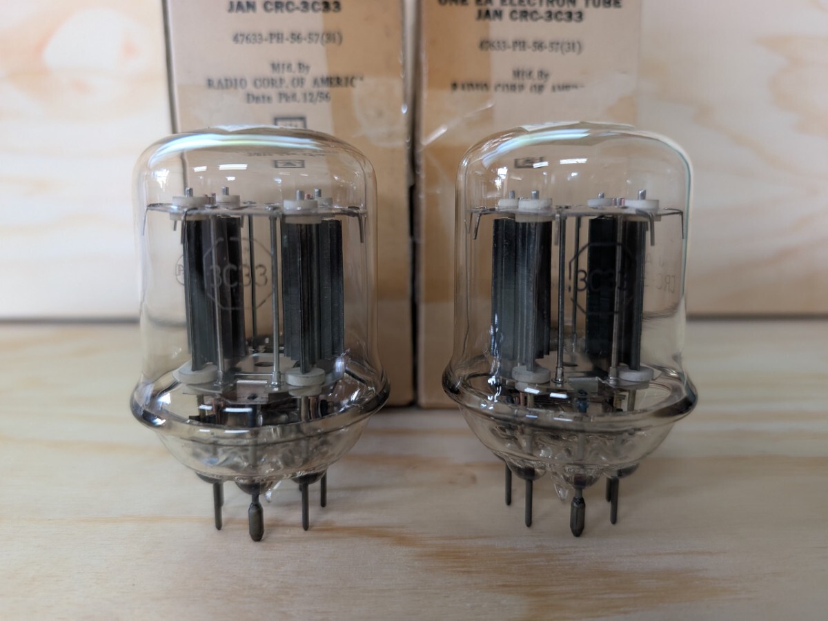 RCA 3C33 ペアとして購入したもの
