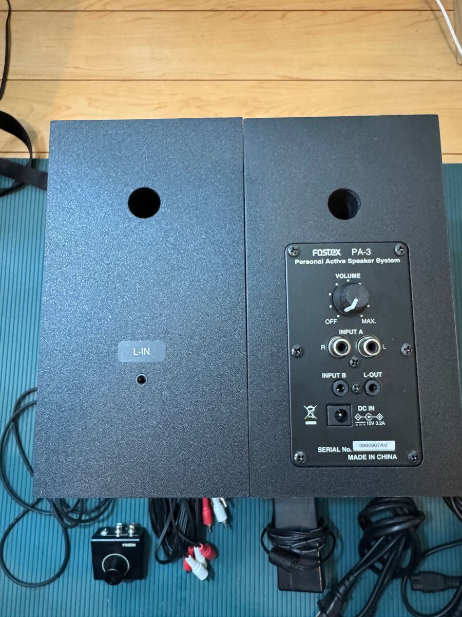 [ утиль ]FOSTEX PA-3 активные аудиоколонки система 