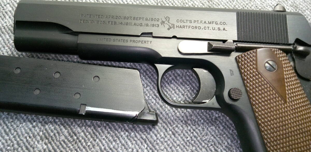《中古》WA　コルト　M1911〈ブラックアーミー〉SCW/Ver.3?。仕鳐铹`ド?コルトガバメント/ミリタリー）
