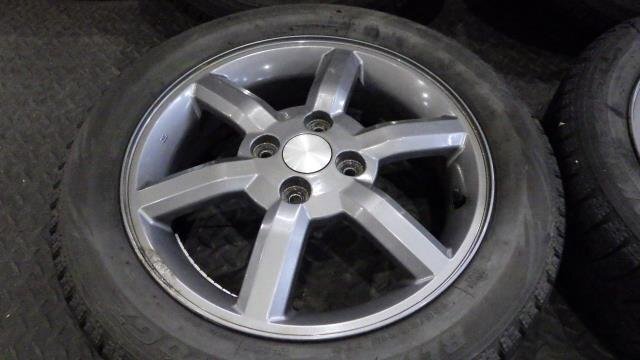【宮城 塩釜発】中古 スタッドレスタイヤ?純正ホイールセット 4本 Kei ワークス HN22S 165/60R15 タイヤ溝無(wú)し ※個(gè)人宛発送不可