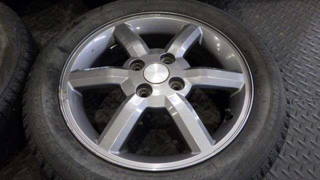 【宮城 塩釜発】中古 スタッドレスタイヤ?純正ホイールセット 4本 Kei ワークス HN22S 165/60R15 タイヤ溝無(wú)し ※個(gè)人宛発送不可