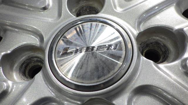 【宮城 塩釜発】中古 サマータイヤ?社外ホイールセット 4本 155/65R13 ヨコハマ PRACTIVA 2023年制 9分山 LEBEN ※個(gè)人宛発送不可