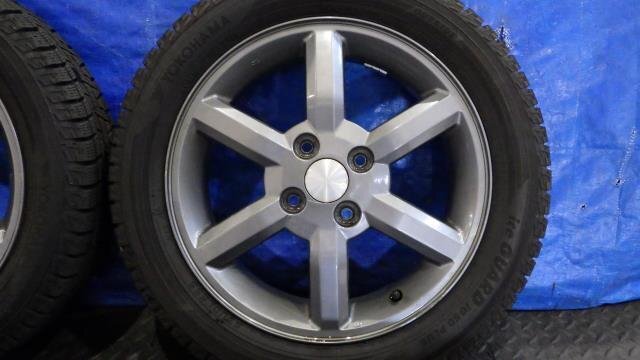 【宮城 塩釜発】中古 スタッドレスタイヤ?純正ホイールセット 4本 Kei ワークス HN22S 165/60R15 タイヤ溝無(wú)し ※個(gè)人宛発送不可