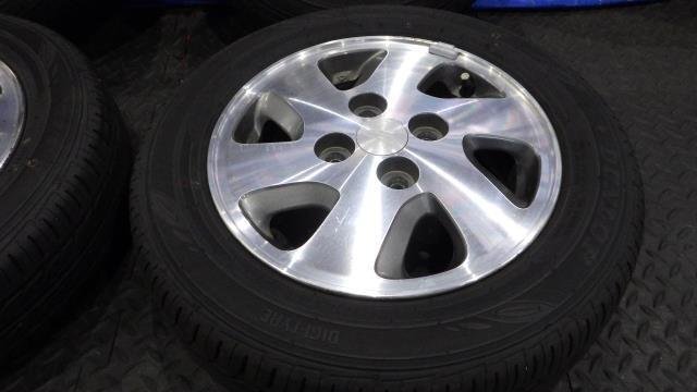 【宮城 塩釜発】中古 サマータイヤ?純正ホイールセット 4本 155/65R13 ダンロップ EC202 2023年制 9分山 ※個(gè)人宛発送不可