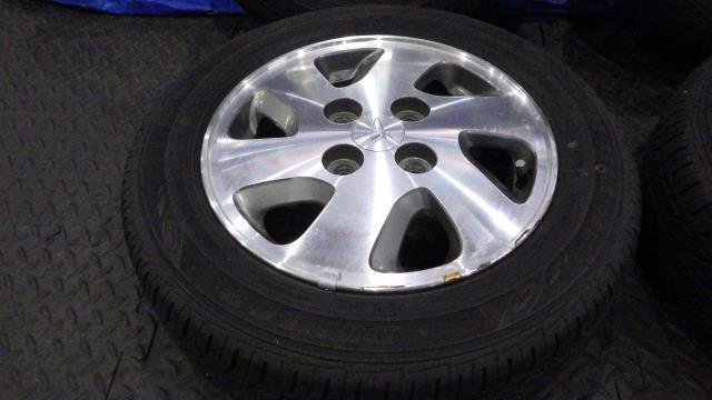 【宮城 塩釜発】中古 サマータイヤ?純正ホイールセット 4本 155/65R13 ダンロップ EC202 2023年制 9分山 ※個(gè)人宛発送不可
