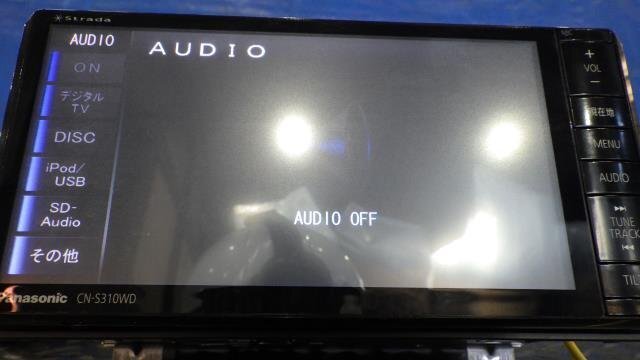【宮城 塩釜発】中古 カーナビゲーション インプレッサ DBA-GP2 純正品 Strada（ストラーダ） CN-S310WD 7インチ