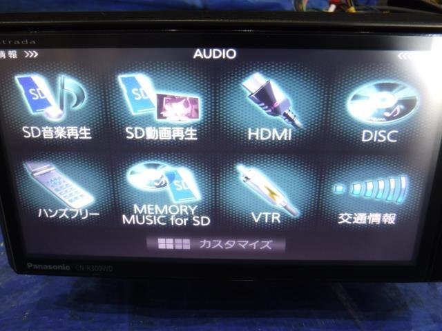 【宮城 塩釜発】中古 カーナビゲーション インプレッサ DBA-GJ7 純正オプション品 CN-R300WDFA Strada（ストラーダ） 7インチ