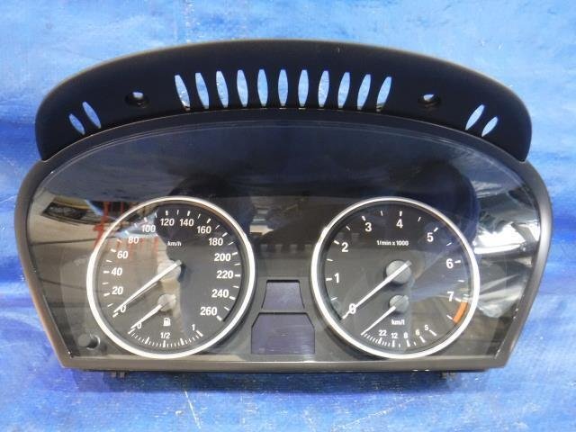 【宮城 塩釜発】中古 スピードメーター BMW 5シリーズ ABA-NU25 525I E60 純正品 62.11-9 153 754