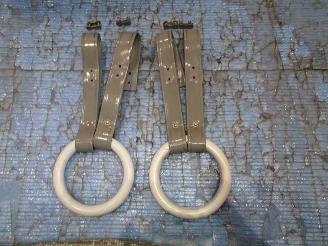 【青森発】バス廃品　つり革　2セット　汚れ有