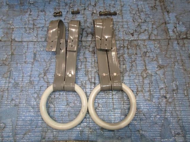 【青森発】バス廃品　つり革　2セット　汚れ有